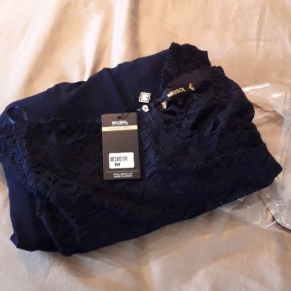 NWT Women's off-shoulder Maxi Dress - Picture 7 of 9